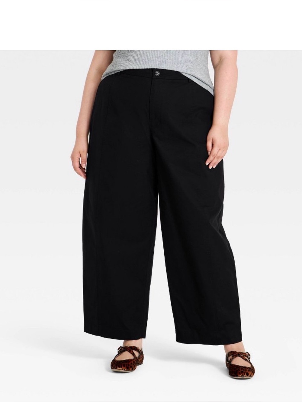 Women’s high rise twill barrel Pants
